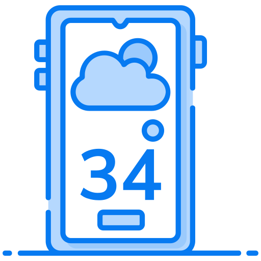 weer-app Generic Blue icoon