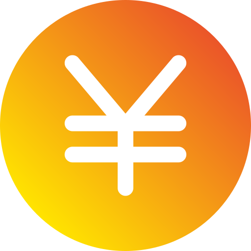 yen Generic Flat Gradient icono