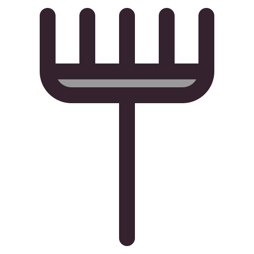 tenedor Generic Outline Color icono