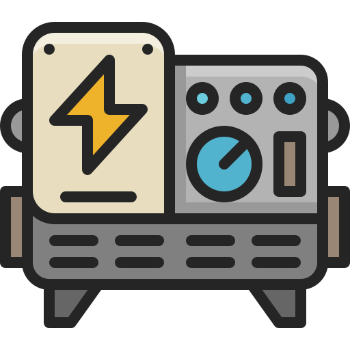 generatore elettrico Generic Outline Color icona
