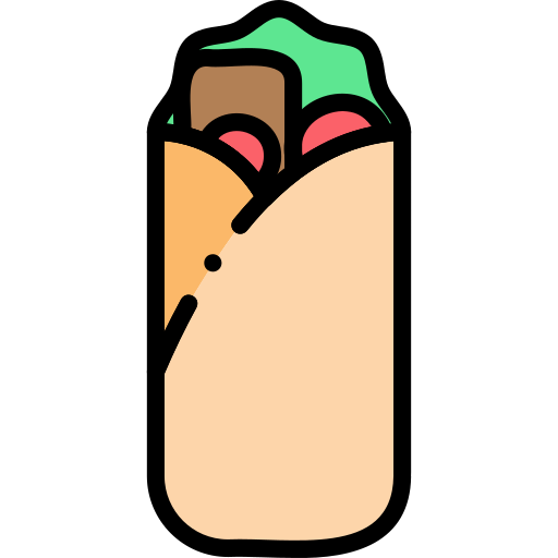 kebab Generic Outline Color Icône