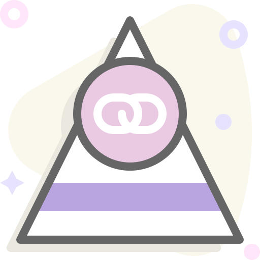 pirámide Generic Outline Color icono