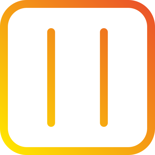 일시 중지 버튼 Generic Gradient icon