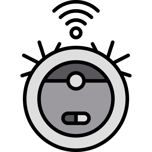로봇 청소기 Generic Outline Color icon