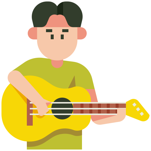 기타리스트 Generic Flat icon