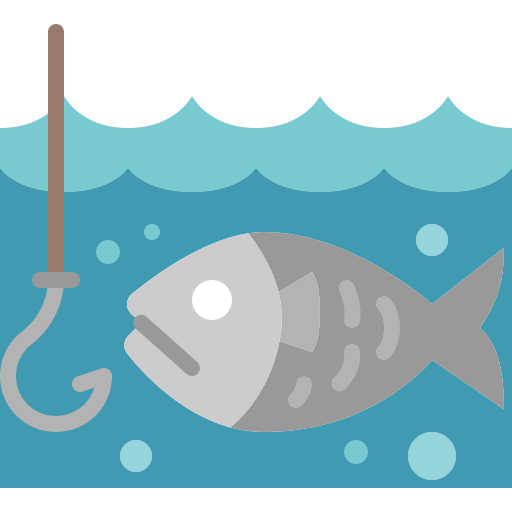 Ловит рыбу Generic Flat иконка