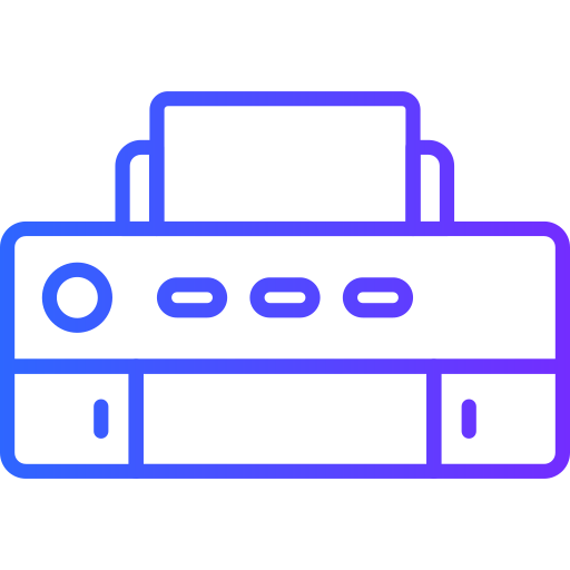 printer Generic Gradient icoon