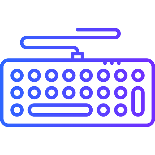 Keyboard Generic Gradient icon