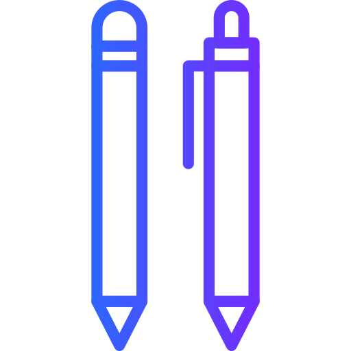 school materiaal Generic Gradient icoon