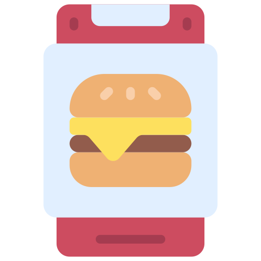 aplikacja do jedzenia Juicy Fish Flat ikona