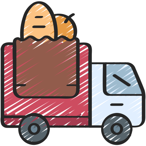 Grocery truck Juicy Fish Sketchy icon