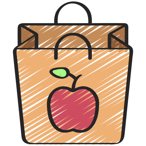 Shopping bag Juicy Fish Sketchy icon