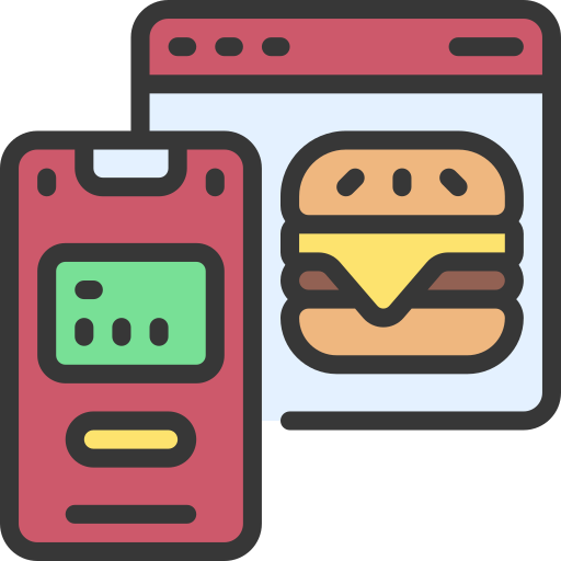 aplicación de comida Juicy Fish Soft-fill icono