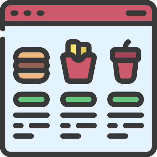 Online menu Juicy Fish Soft-fill icon
