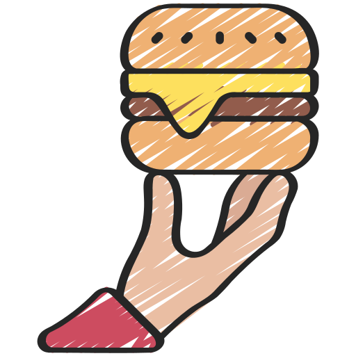 Hamburger Juicy Fish Sketchy icon