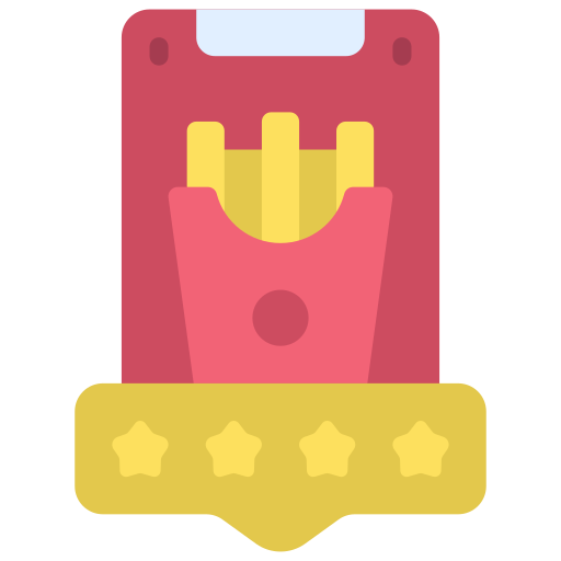 グルメアプリ Juicy Fish Flat icon