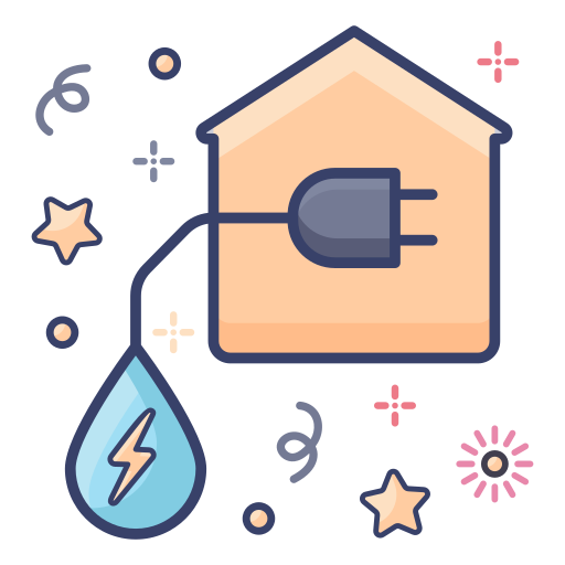 Hydroelectricity Generic Outline Color icon