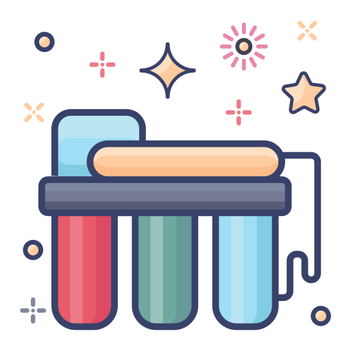Water filter Generic Outline Color icon