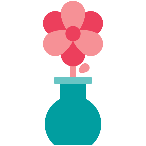 vaso de flores Generic Flat Ícone