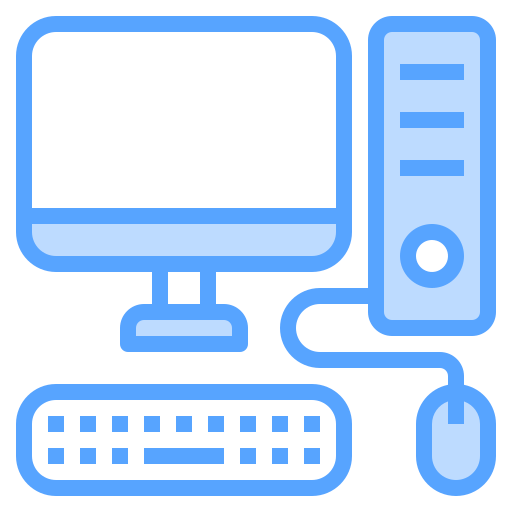 equipo de computadora Catkuro Blue icono