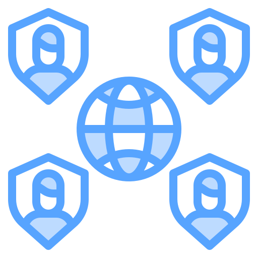 世界的に Catkuro Blue icon