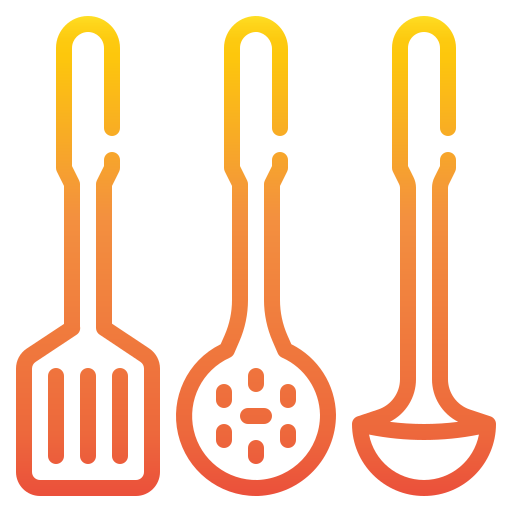 Kitchen tools Catkuro Gradient icon