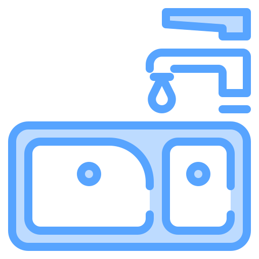 waschbecken Catkuro Blue icon