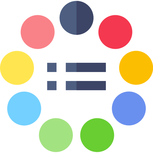 círculos Basic Straight Flat icono