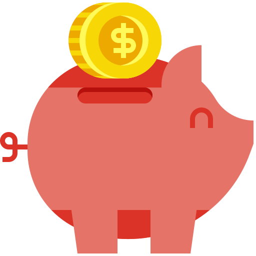 Piggy bank Generic Flat icon