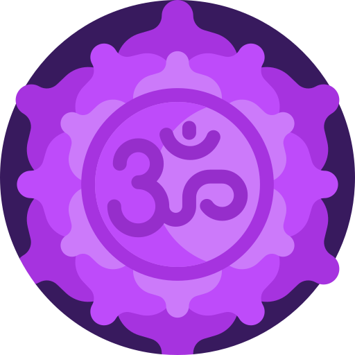 sahasrara Detailed Flat Circular Flat icon