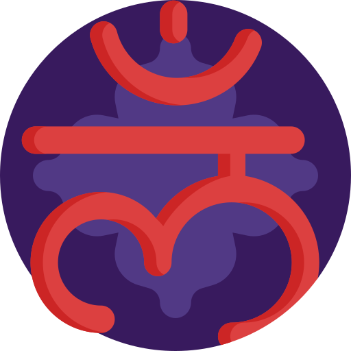 muladhara Detailed Flat Circular Flat icono