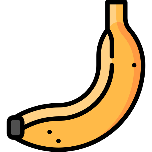 banaan Special Lineal color icoon