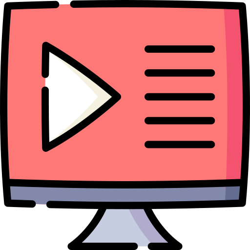 videoplayer Special Lineal color icon