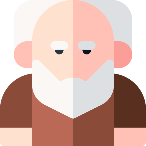 Old man Basic Rounded Flat icon