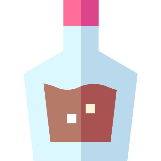 alkohol Basic Straight Flat icon