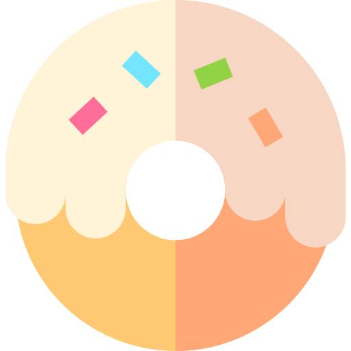 donuts Basic Straight Flat icoon