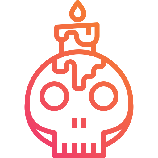 cráneo Mangsaabguru Lineal Gradient icono