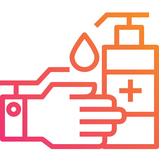 igienizzante mani Mangsaabguru Lineal Gradient icona