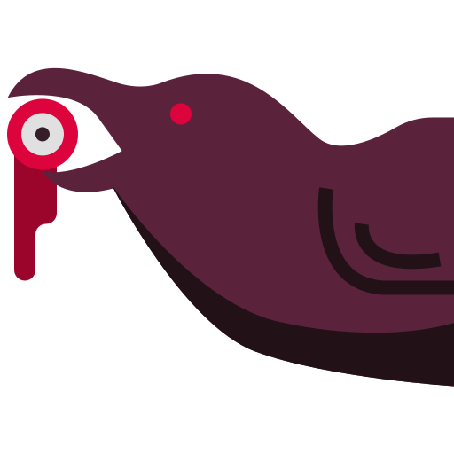 cuervo Mangsaabguru Flat icono