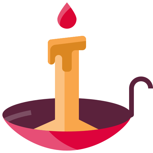 Candle Mangsaabguru Flat icon