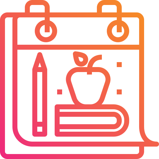 Back to school Mangsaabguru Lineal Gradient icon