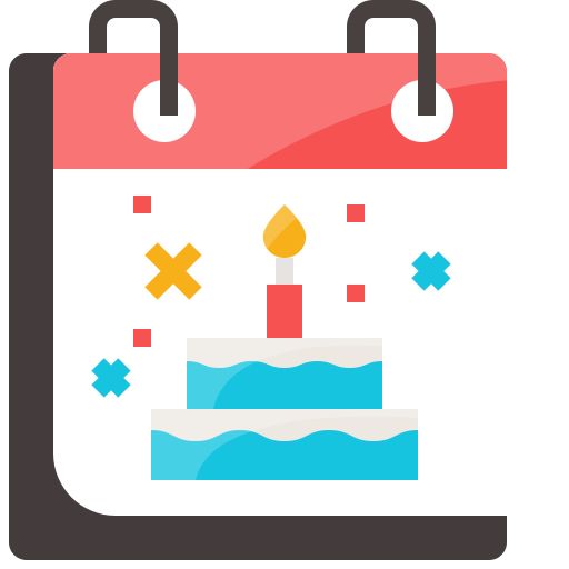 Birthday Mangsaabguru Flat icon