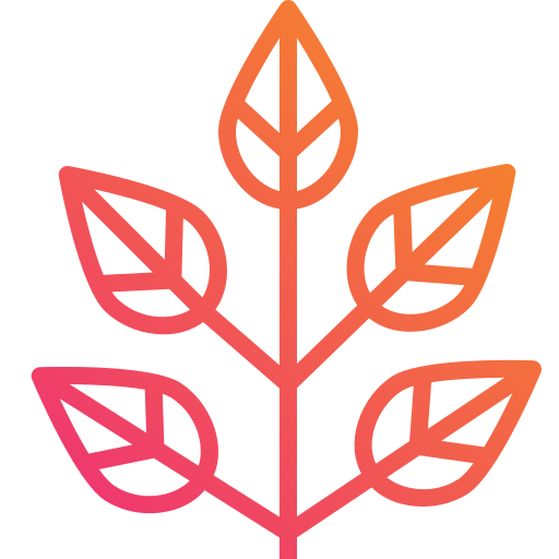 herfst boombladeren Mangsaabguru Lineal Gradient icoon