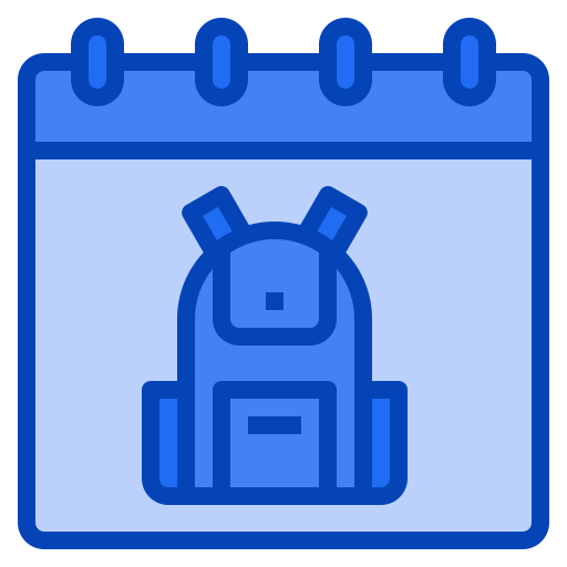 학교 Generic Blue icon