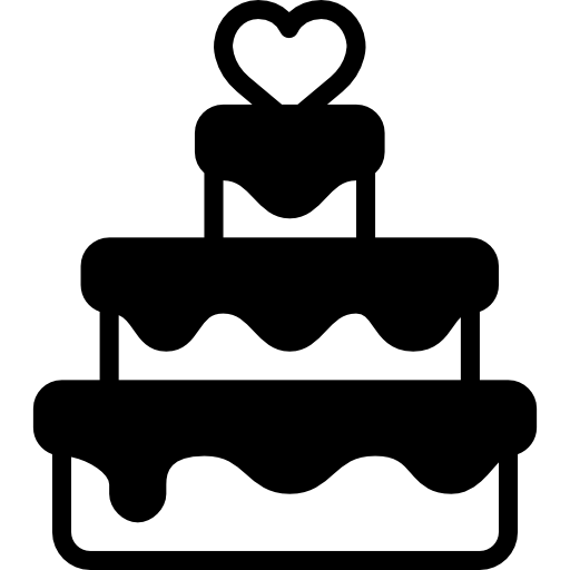 gâteau de mariage Basic Miscellany Fill Icône
