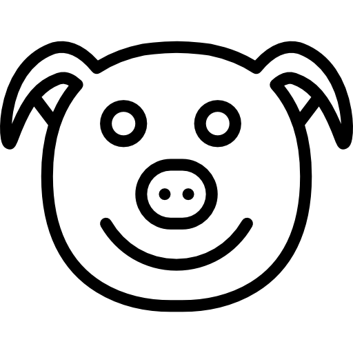 豚 Basic Miscellany Lineal icon