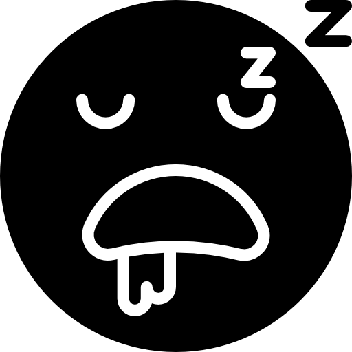 Sleeping Basic Miscellany Fill icon