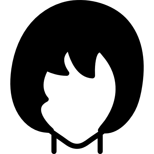 Woman hair Basic Miscellany Fill icon