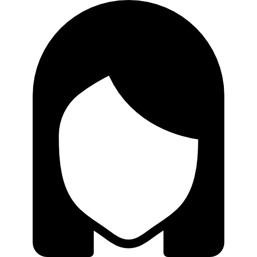 włosy kobiety Basic Miscellany Fill ikona