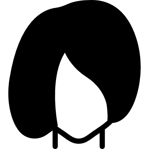 Woman hair Basic Miscellany Fill icon